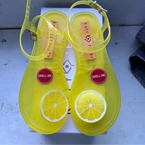 Womens size 8 Katy Perry fruit sandals